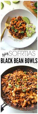 Spicy Sofritas Black Bean Bowls Are Healthy Simple And Super Delicious Perfect For Meal Prepping Or B Cuisine Vegetarienne Nourriture Nourriture Vegetarienne