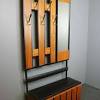 Scandi inspired coat and umbrella stand with 6 rotating storage hooks. 1