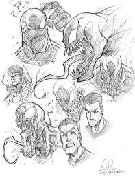 Venom Sketches Marvel Drawings Venom Art Sketches