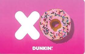 Dunkin' donuts llc, also known as dunkin, is an american multinational coffee and doughnut company, as well as a quick service restaurant. Gift Card Xo Dunkin Donuts United States Of America Dunkin Donuts Col Us Dd 147 Fd64646