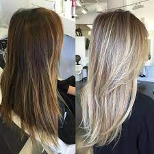 pin von brie van loo auf hurr inspo haare blond farben haare heller machen haarschnitt
