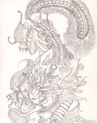 A great healed picture of this foo dog. Superb Chinese Foo Dog Tattoo Design By Ronisamurai87