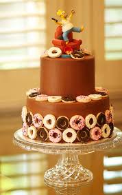 Homer Simpson Groom Cake Bolos Loucos Bolo Festa Infantil Bolo Simpsons
