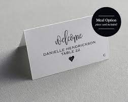 Wedding card design in ms word 2019? Flourish Seating Cards Escort Cards Classic Place Cards Wedding Name Cards Printed Place Cards Black And White Wedding Place Card Weddings Invitations Paper Valresa Com
