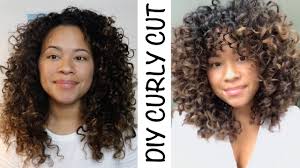 If you don't have impressive long curly hair to work with, a faux curly pony that is easy to attach can help you obtain this look. Diy Curly Cut Rezo Cut How To Cut Your Curly Hair At Home Cutting Curly Hair For More Volume Youtube