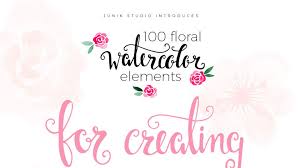 Eternal stationery maintains the copyright on all of our designs, digital downloads and tutorials. 100 Free Watercolor Floral Elements Pinspiry