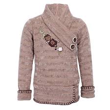 Some of the most common decorative features for men's sweaters are cables, ribs, or fair isle patterns. Cutecumber Girls Sweater Knit Embroidered Brown Sweater Top Cc1819a Brown Amazon In Clothing Accessories