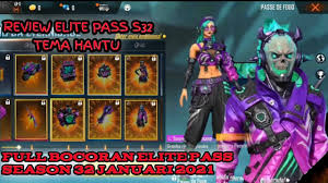 Full Bocoran Elite Pass Season 32 Januari 2021 Free Fire Battleground Keren Banget Sih Youtube