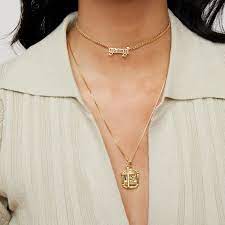 The Gothic Mini Choker Nameplate Custom Pendant Necklace Gothic Choker Necklace Chokers