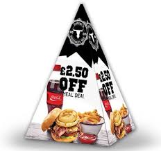 Pyramid Tent Table Card Meal Deal Tent Cards Table Cards