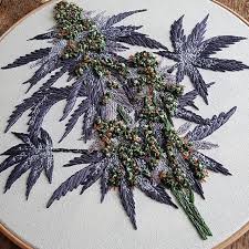 Dark Side Of Moon Finally Finished This Moody Looking Strain And I M Really Pleased With How Crewel Embroidery Patterns Hemp Art Embroidery Stitches Beginner