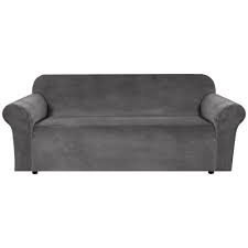 By innovative textile solutions (2) Canora Grey Luxurious Velvet Box Cushion Sofa Slipcover Reviews Wayfair