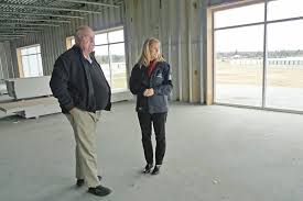 New Langley airport building nears completion