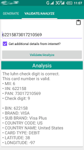 We are a website providing solutions to generate debit and credit cards with the prime purpose of software testing and data verification purposes. Credit Card Generator Verifier For Android Apk Download