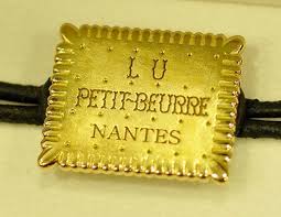 Bracelet Petit Beurre De Lu Or Jaune Et Cuir Petit Beurre Bijouterie Or