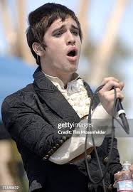 Greta Salpeter and Chris Faller of Hush Sound backstage at Live 105's...  News Photo