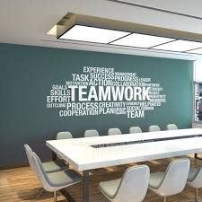 Join our free printable community to start your diy decorating today! Office Wall Art Office Decor Office Wall Office Wall Decor Teamwork Dimensional Teamwork 3d Office Decals Motivational Art Sku Te3d In 2020 Corporate Office Design Office Wall Design Office Interior Design