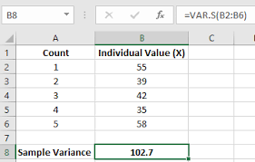 How To Calculate Sample Variance Excel Formula Calculator Excel
