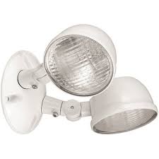 Hubbell Lighting Part Crhi2 Hubbell Lighting Dual Lite 2 Light White Integrated Led Chicago Approved Emergency Light Indoor Halogen Remote Head Emergency Lighting Home Depot Pro