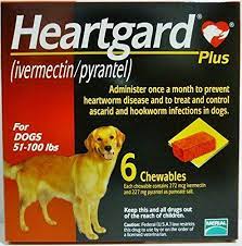 Heartgard Plus For Large Dogs 51 100 Lbs 6 Chewables Brown Box Heartgard Plus Http Www Amazon Com Dp B00od580ak Ref Cm Dogs Worms In Dogs Online Pet Supplies