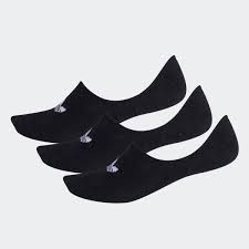 Adidas No Show Socks 3 Pairs Black Adidas Singapore