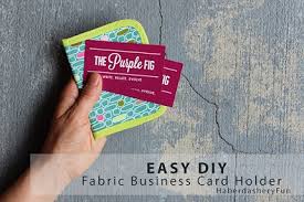 How your business card looks is important. Tutorial Easy Business Card Wallet Sewing
