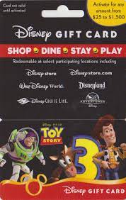 Pin By Mako Chan On Disney Disney Gift Card Disney Gift Disney Toys