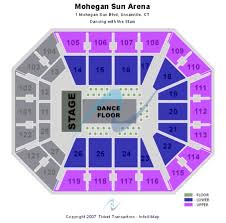 Mohegan Sun Arena Seating