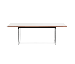 This very elegant dining set seats four people and features an adjustable oak dining table with four chairs. S 1070 Dining Tables From Thonet Architonic