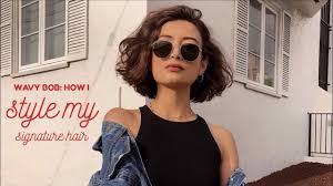 If you love wearing your curls down, here's a super easy, yet stunning hairstyle for naturally curly hair. Wavy Bob How I Style My Signature Hair Youtube
