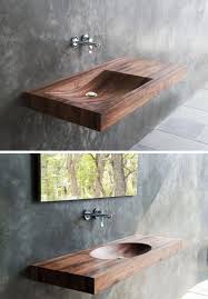 In the process of making a layered. Bathroom Design Idea Install Wood Sinks For A Natural Touch Bathroomrenovations Bathroom Sink Design Wood Sink Wooden Bathroom