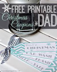 What to get your dad for christmas? Christmas Coupons For Dad Free Printable 25 Days Of Christmas Deals For Dad