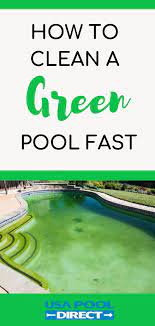In addition, you can use use an automatic pool skimmer to capture the floating debris precisely. How To Clean A Green Pool Fast Green Pool Clean Green Pool Clean Pool Water