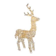 Plus, decorated outdoor christmas trees, pathway lights and more. Northlight 48 Pre Lit White Led Upright Standing Reindeer Christmas Outdoor Decoration Target