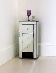 Narrow Mirrored Bedside Table By Out There Interiors In 2020 Bedside Table Design Small Bedside Table Narrow Bedside Table