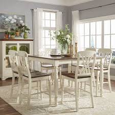 Give Your Dining Room A Classic Look With This Beautiful Counter Height Dining Set The Two Counter Height Dining Sets Weston Home Interior Design Dining Room