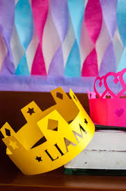 Handmade Birthday Crown For Boy Diy Personalized Crowns For A Princess Birthday Party Merriment Design Diy Birthday Crown Princess Birthday Party Crown For Kids
