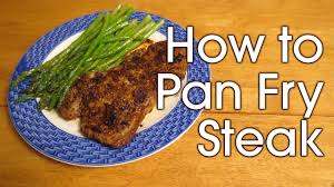 Flip and cook on the other side for 1 minute. How To Pan Fry Steak Youtube
