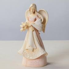 Enesco Foundations Guardian Of Patience Figurine 7 3 4 Inch Enesco Gift Http Www Amazon Com Dp B007x2hjji Ref Cm Sw R P Angel Figurines Angel Ceramic Angels