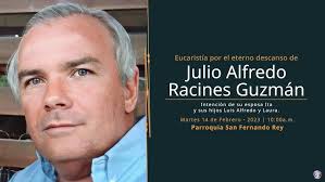 Eucaristía por el eterno descanso de Julio Alfredo Racines Guzmán