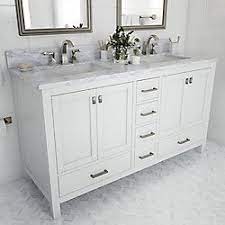 Home Decorators Collection Franklin Square Collection 60 Inch Bathroom Vanity In White Wit Bathroom Vanity Tops Bathroom Vanity Style Home Depot Bathroom