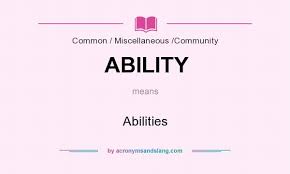 نتیجه جستجوی لغت [ability] در گوگل
