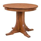 Decor therapy side table, vintage cherry finish. Round Cherry Dining Table Dining Tables Barn Furniture