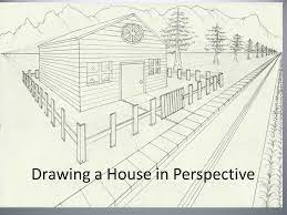The presentation design includes illustration suitable for the business and trade presentations on real estate and buying & selling houses. Drawing A House In Perspective Examples Of Our Next Project Inside These Walls Pastel Paintings Of Buildings In A Landscape Things We Will Ppt Download