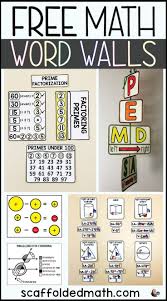 Word Walls Math Word Walls Teaching Math Vocabulary Math Classroom Decorations