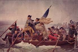 Washington prelezi rijeku delaware (hr); Great Painting Of George Washington Crossing The Delaware River At Night Washington Crossing Emanuel Leutze American War Of Independence