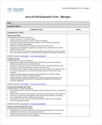 Receptionist self evaluation form |vincegray2014 Free 36 Printable Employee Evaluation Forms In Pdf Ms Word Excel