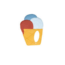 Сериал свинка пеппа/peppa pig 4 с. Little Dutch Silicone Icecream Teether 2d Van Der Meulen