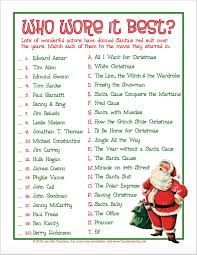 Free Printable Christmas Game Who Wore It Best Christmas Games Printable Christmas Games Free Christmas Games
