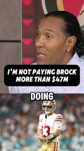 tjhoush84 breaks down why he wouldn't pay Brock Purdy a dollar over $47M a  year. 🏈 #BrockPurdy #49ers #NFL